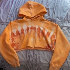 TNA Cropped Hoodie - Tie-dye